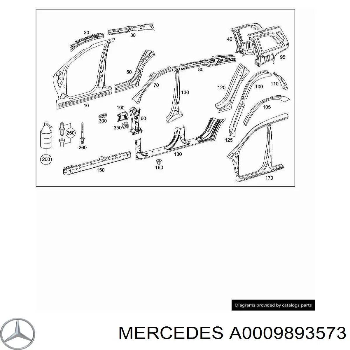  Mercedes A0009893573 precio, desde 63,46 EUR