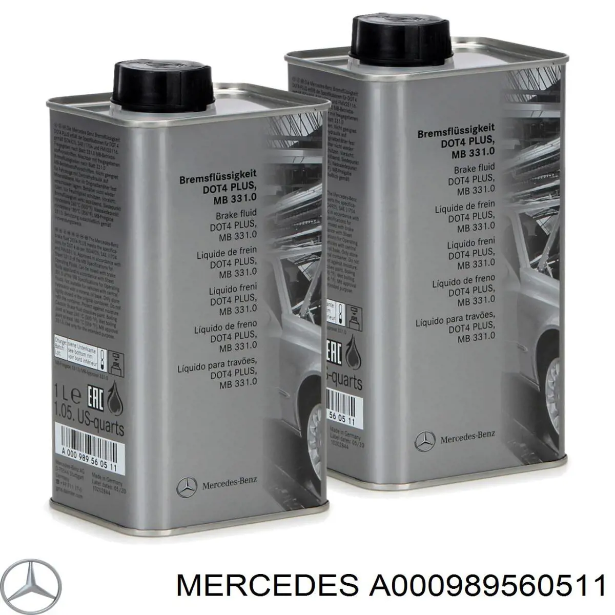 Líquido de freno Mercedes (A000989560511)