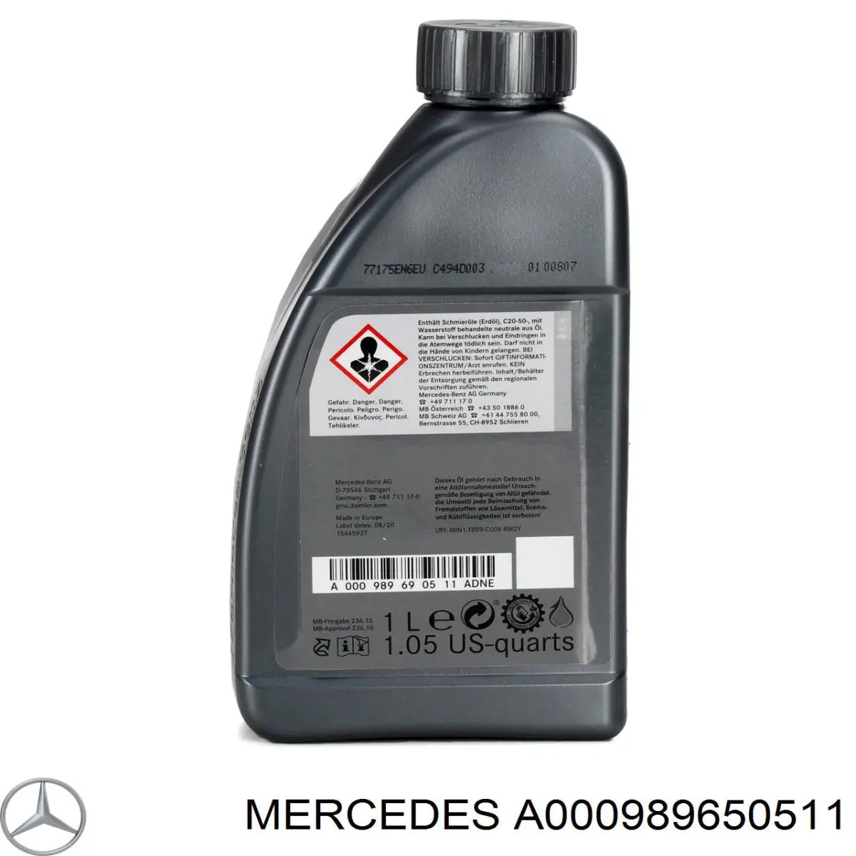  Mercedes A000989650511 precio, desde 63,71 EUR