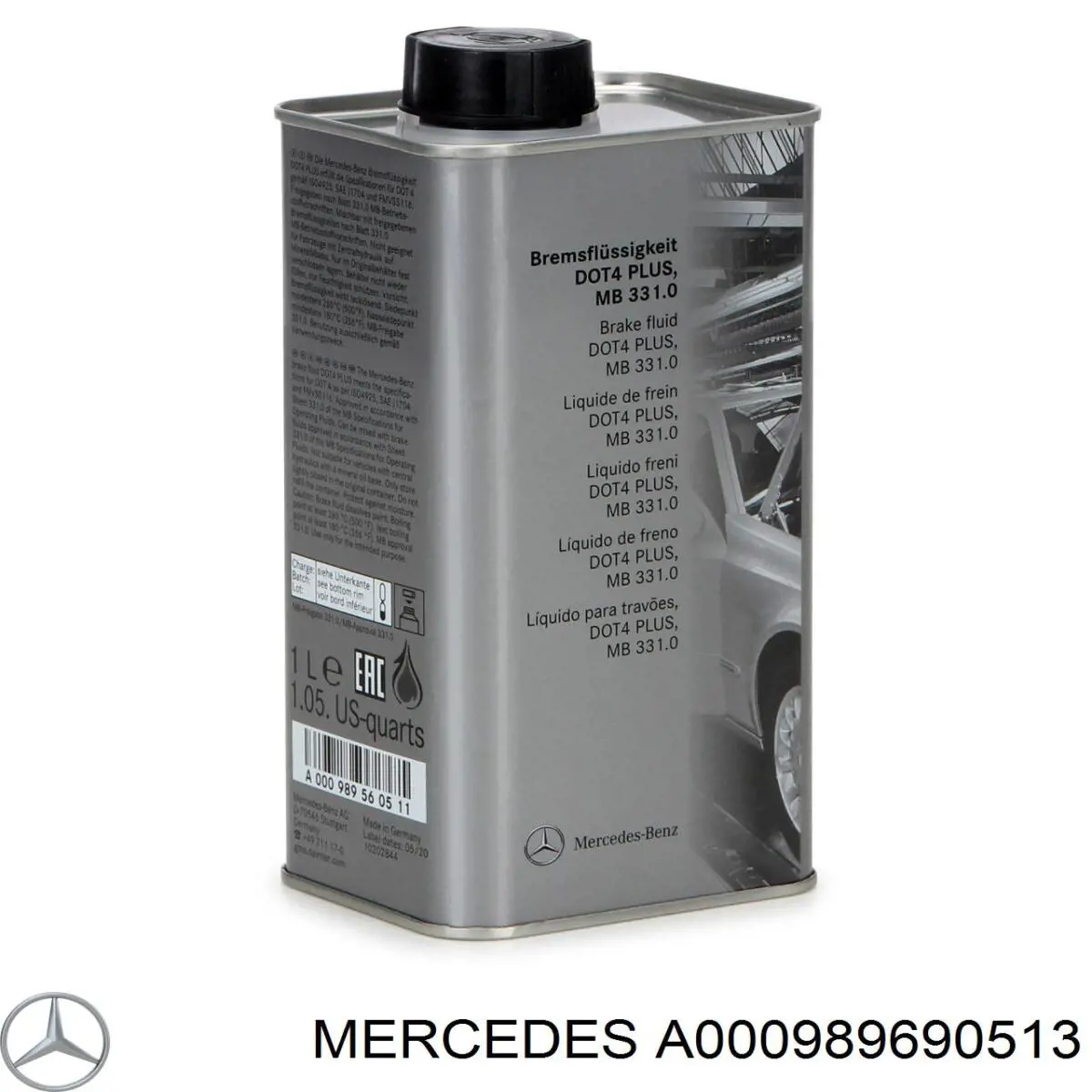 Mercedes Aceite transmisión (A000989690513)