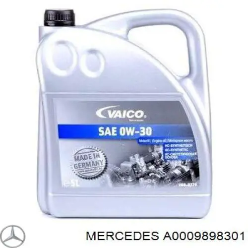Aceite de motor A0009898301 Mercedes