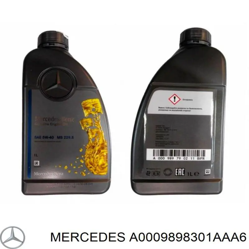 Mercedes PKW Synthetic Motorenol Sintético 1 L (A0009898301AAA6)