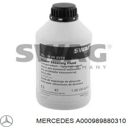 Aceite hidráulico Mercedes A000989880310 precio, desde 15,35 EUR