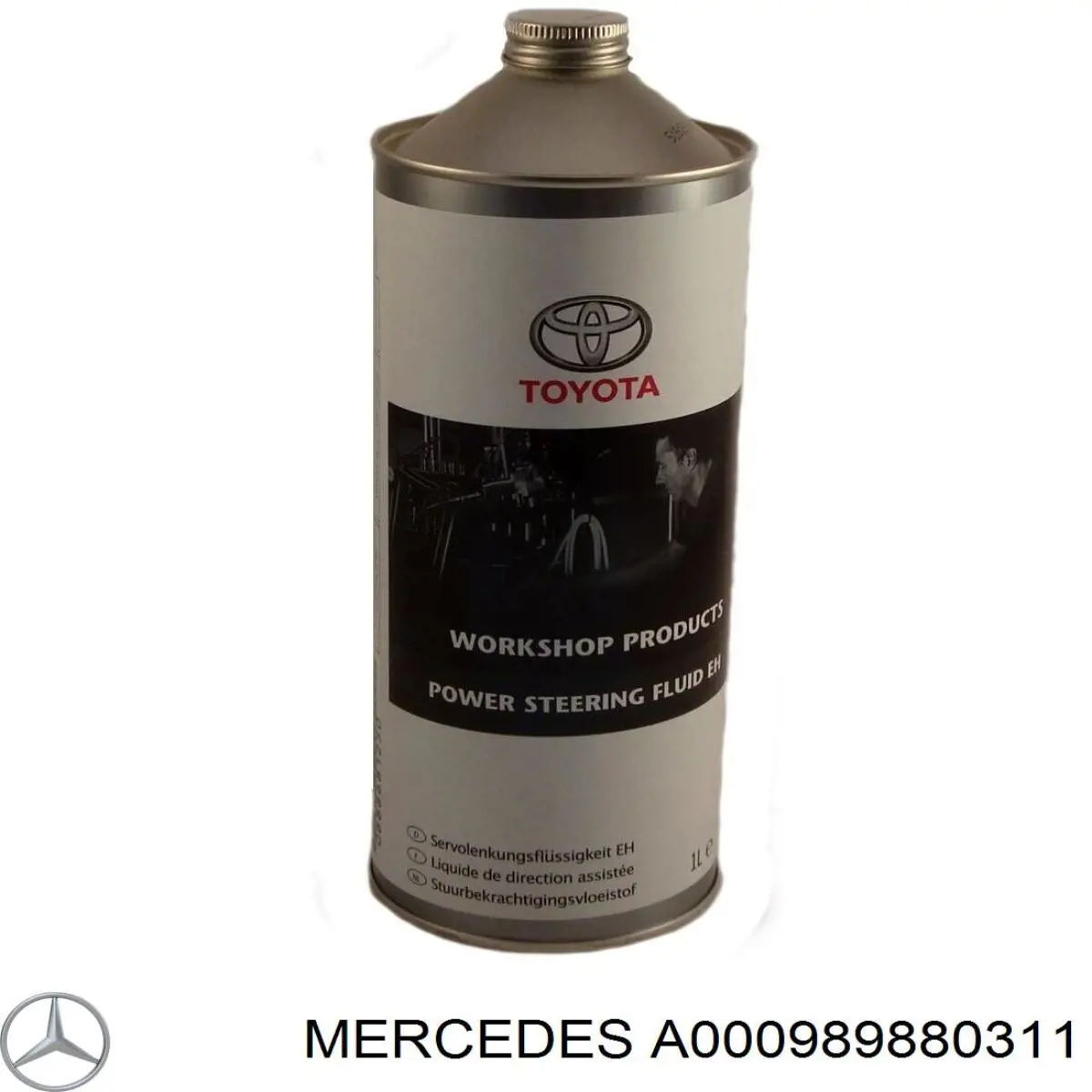 Aceite hidráulico A000989880311 Mercedes