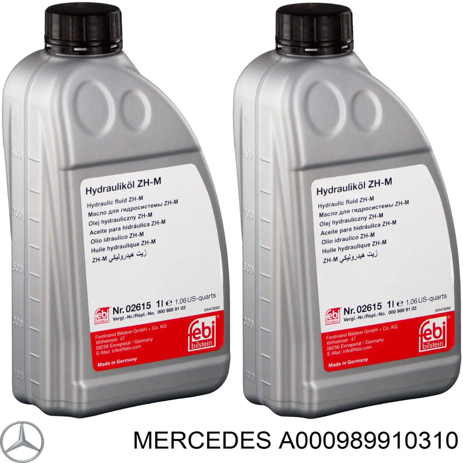 A000989910310 Mercedes Aceite de suspensión activa