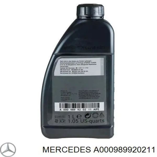 Aceite de motor A000989920211 Mercedes