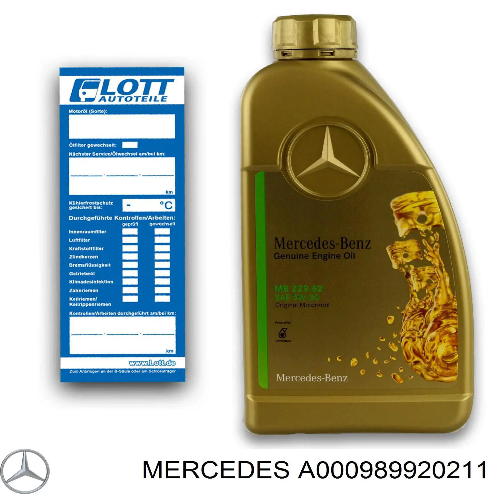 Comprar A000989920211 Mercedes Aceite de motor