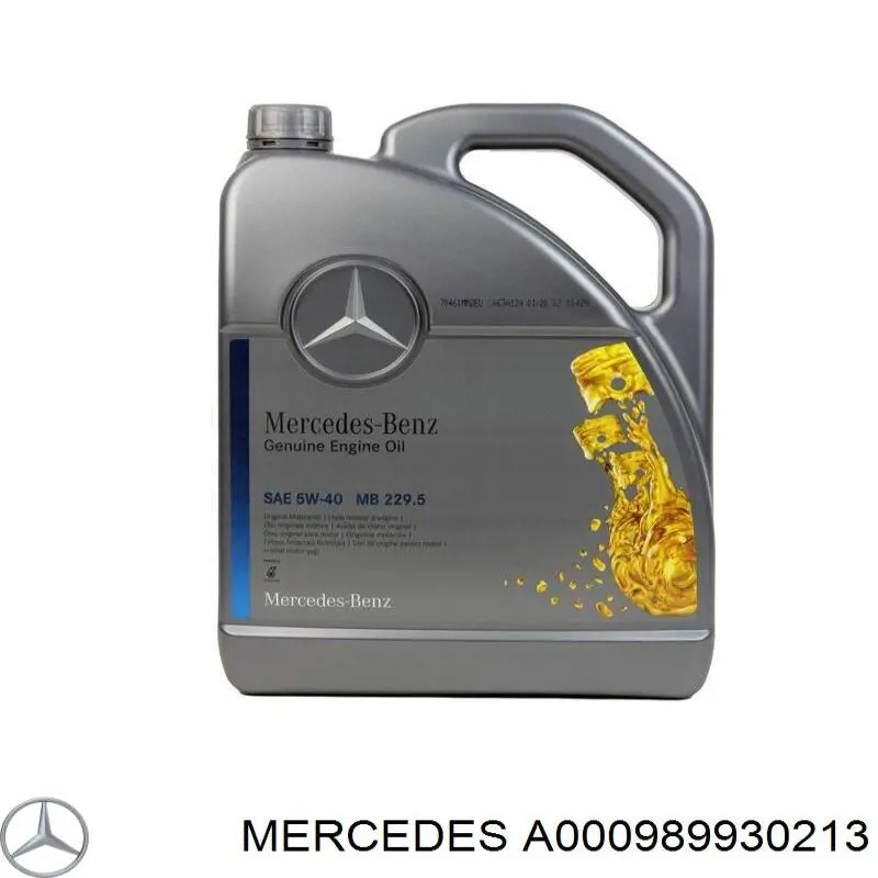 Aceite motor Mercedes A000989930213 precio, desde 21,75 EUR