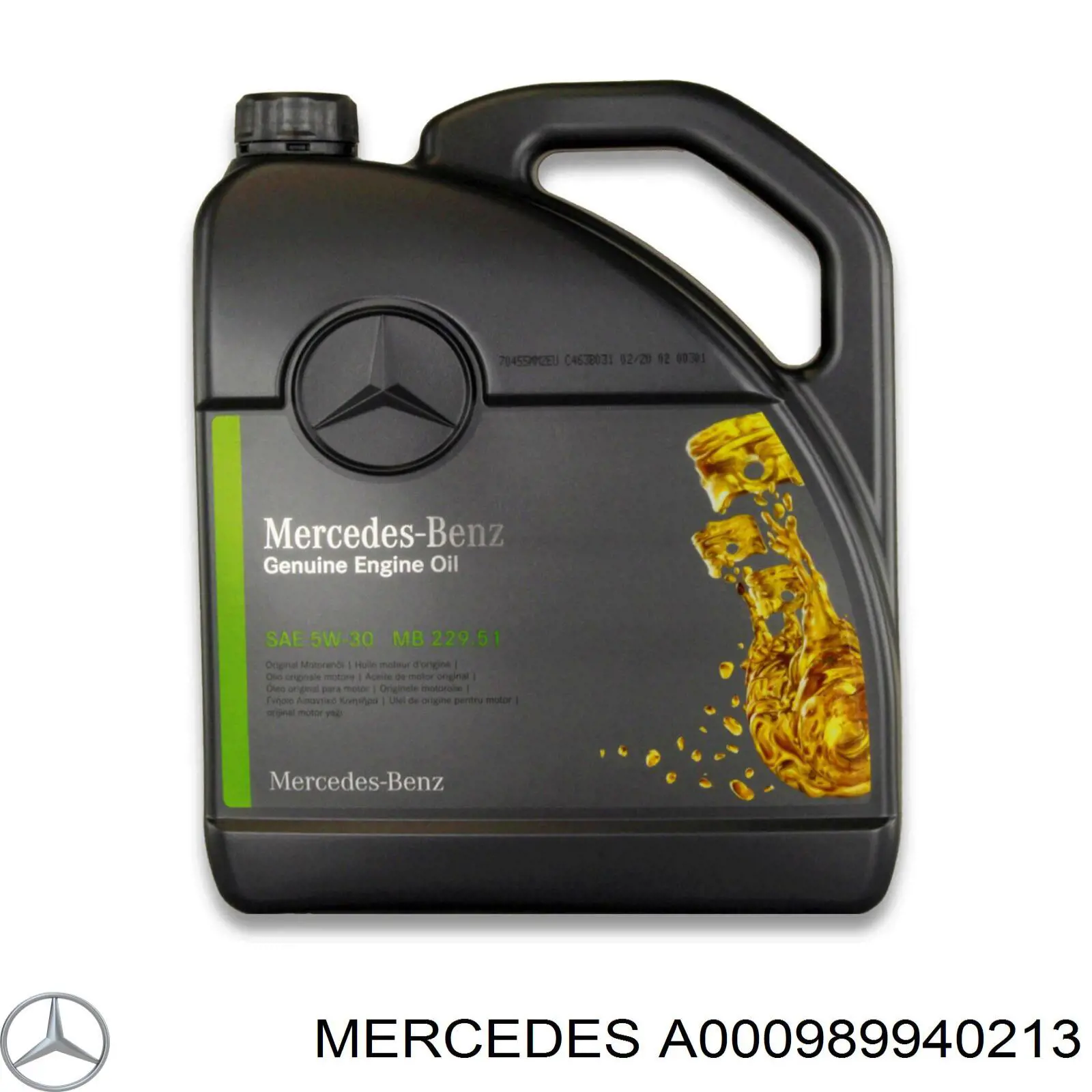 A000989940213 Mercedes Aceite