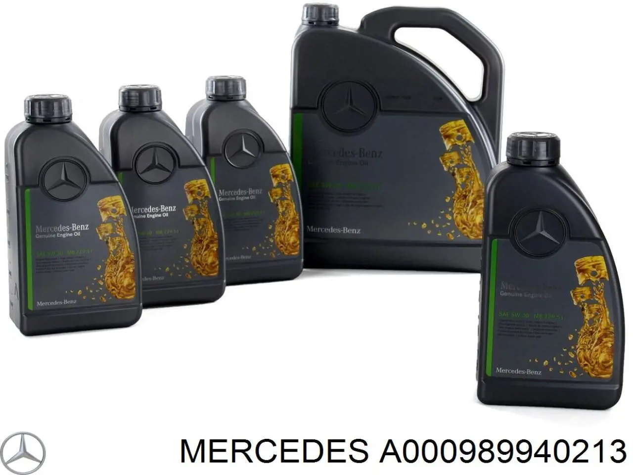 Aceite motor Mercedes A000989940213 precio, desde 44,53 EUR