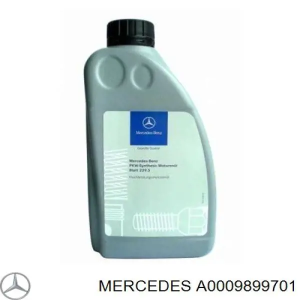 Aceite de motor A0009899701 Mercedes