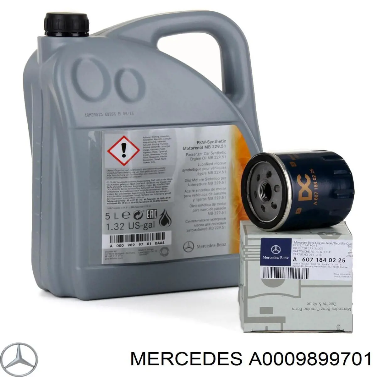A0009899701 Mercedes Aceite