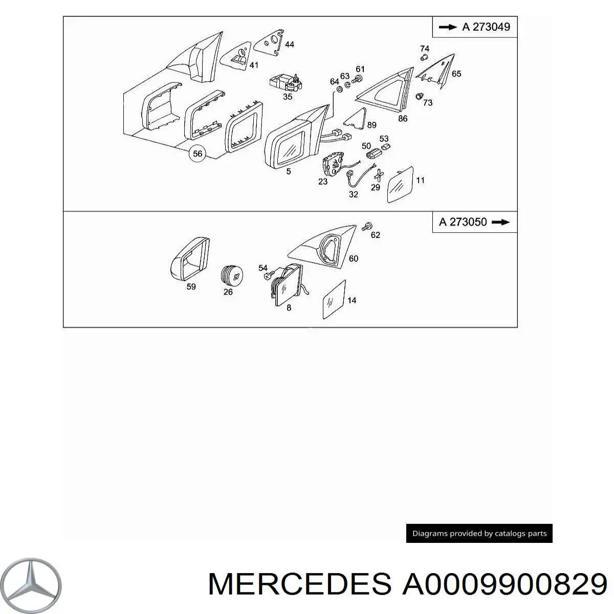 Mercedes A0009900829 precio, desde 6,20 EUR