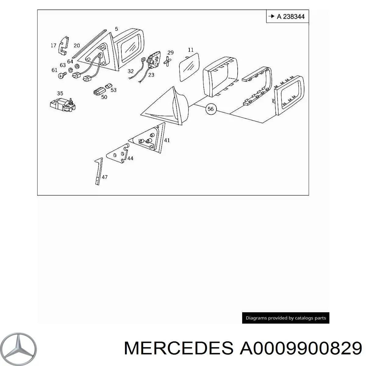 A0009900829 Mercedes 