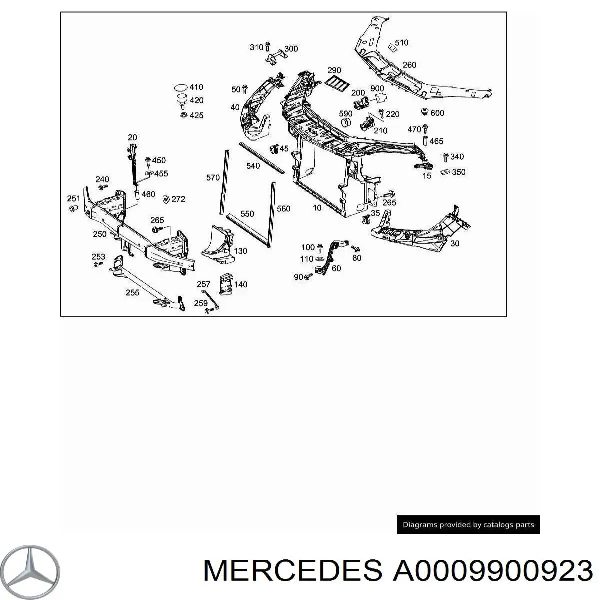 A0009900923 Mercedes