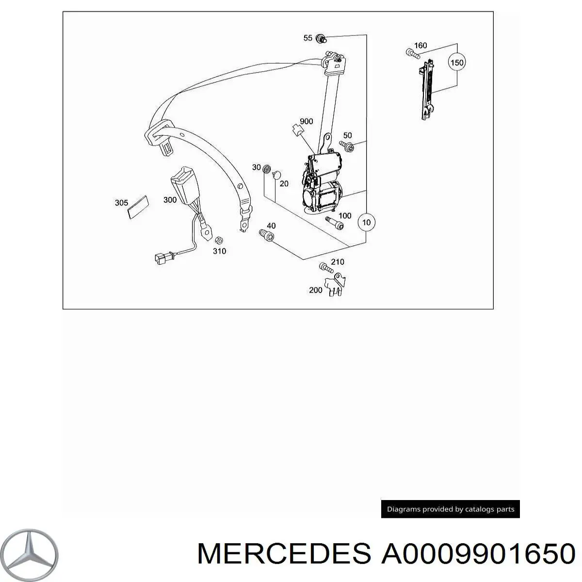 A0009901650 Mercedes