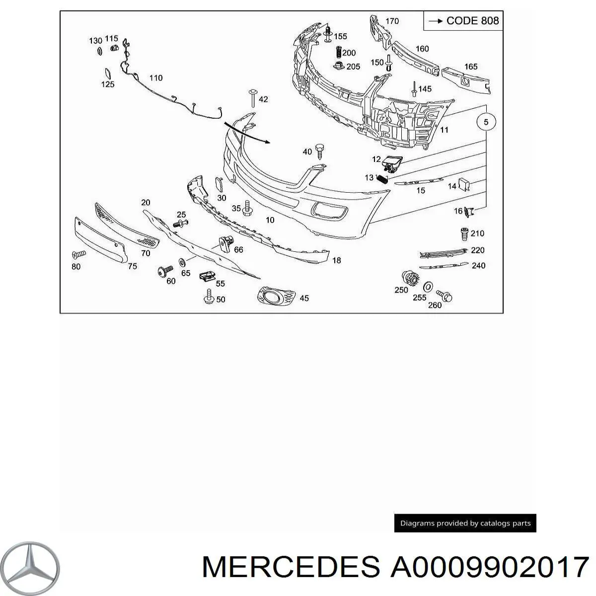  Mercedes A0009902017 precio, desde 5,99 EUR