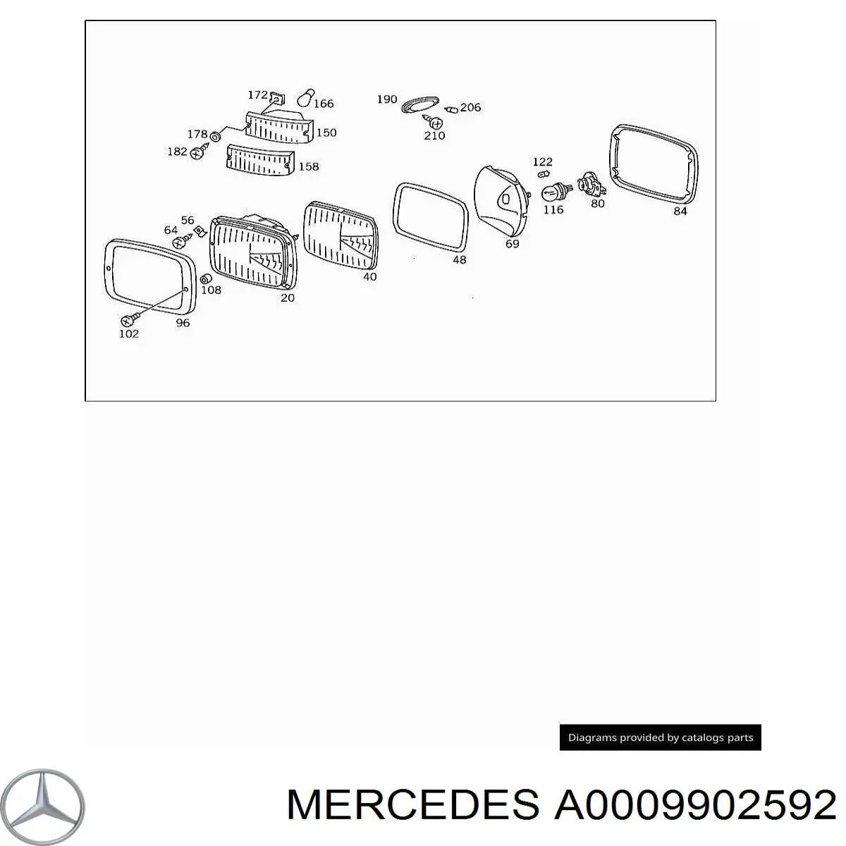 A0009902592 Mercedes