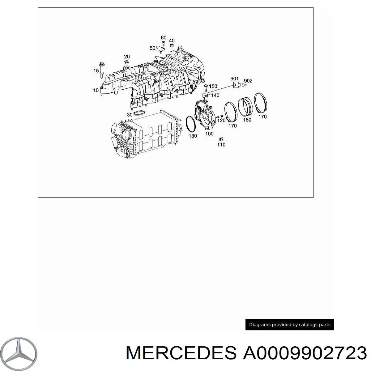 A0009902723 Mercedes 
