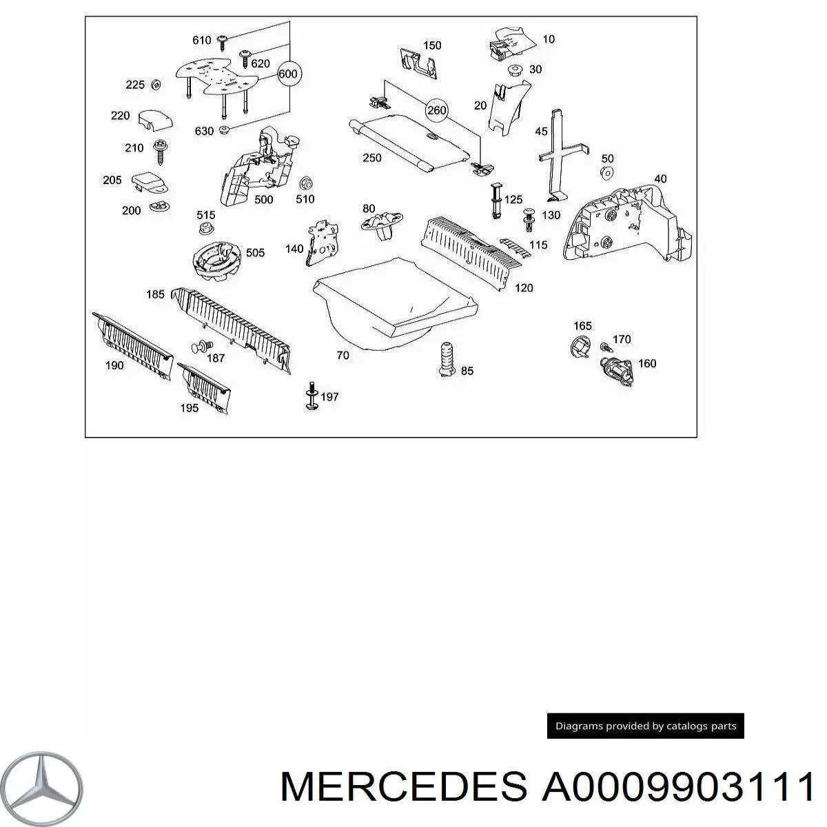 A0009903111 Mercedes