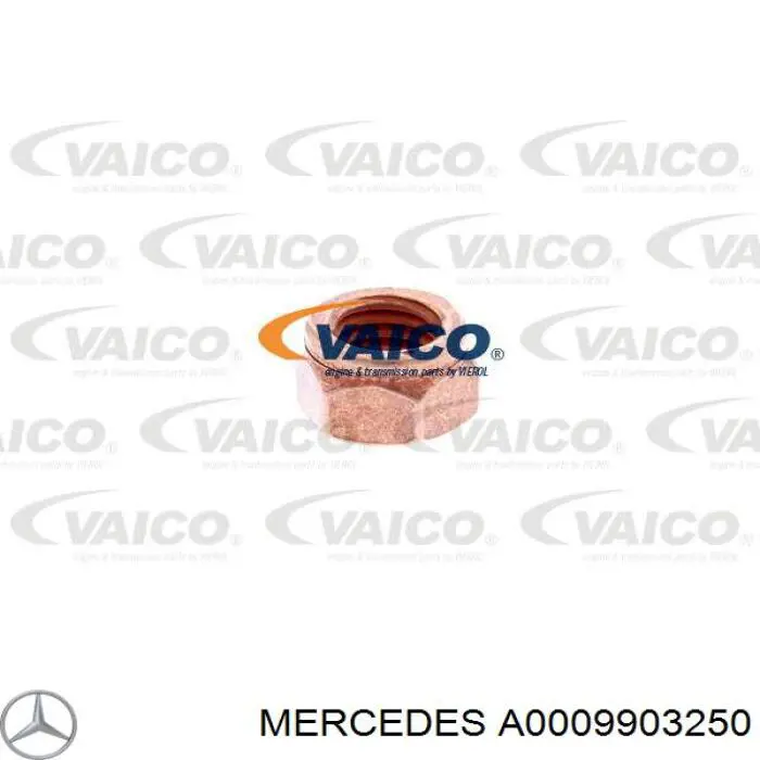 A0009903250 Mercedes tuerca, colector de escape