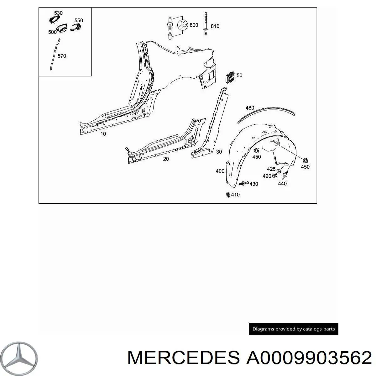  Mercedes A0009903562