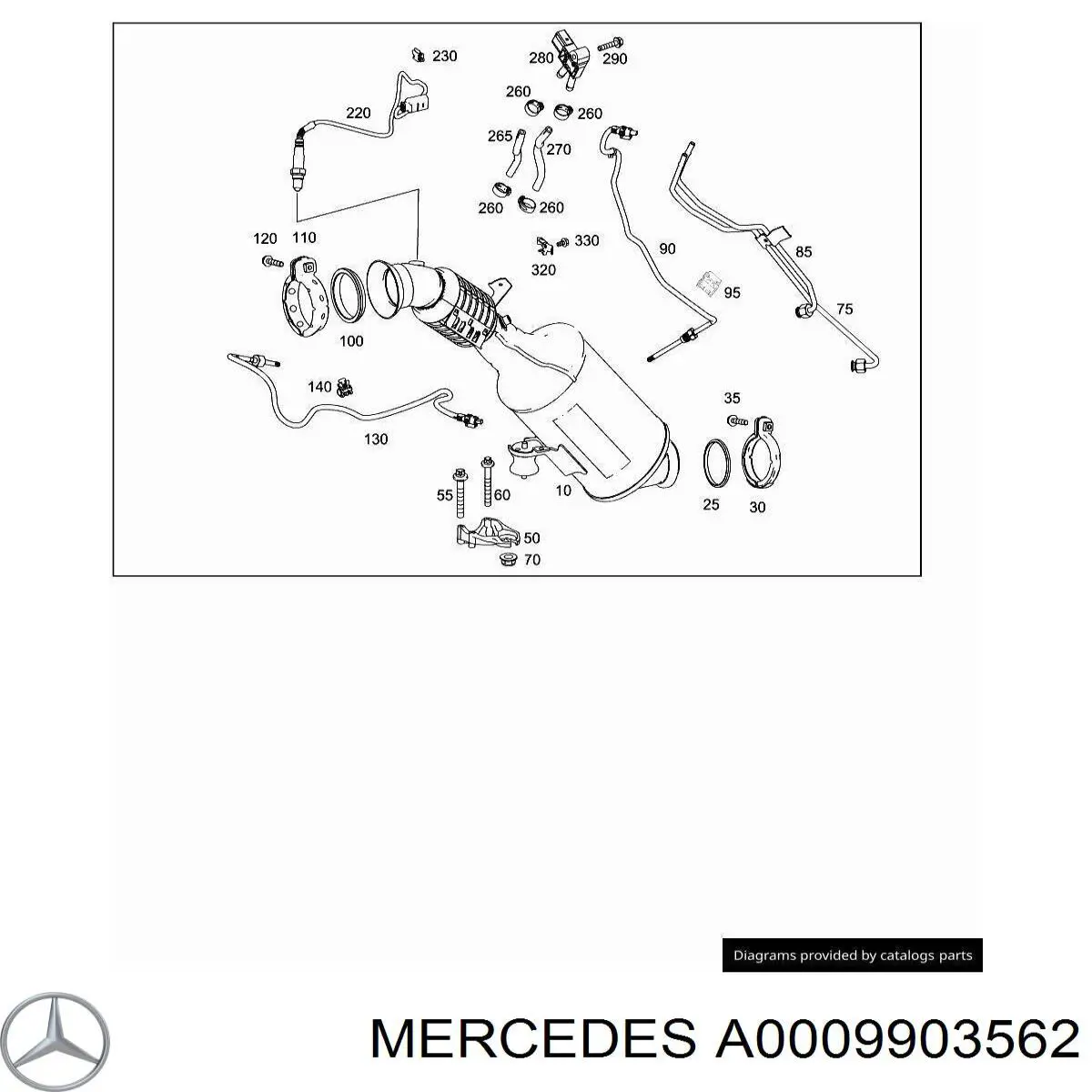 A0009903562 Mercedes 