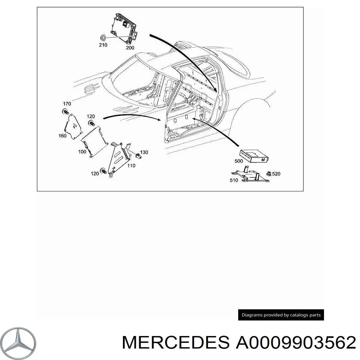  Mercedes A0009903562 precio, desde 8,35 EUR