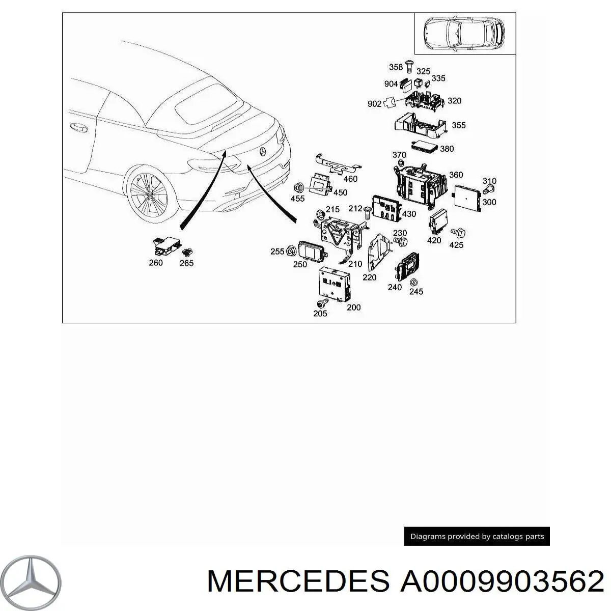 A0009903562 Mercedes