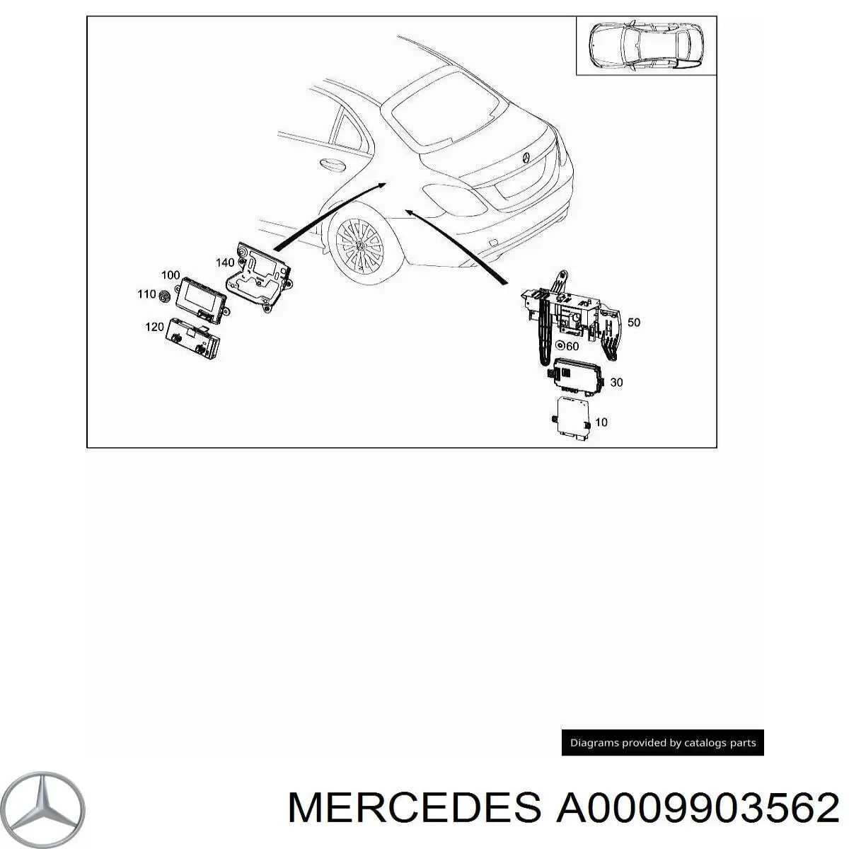  Mercedes A0009903562 precio, desde 8,35 EUR