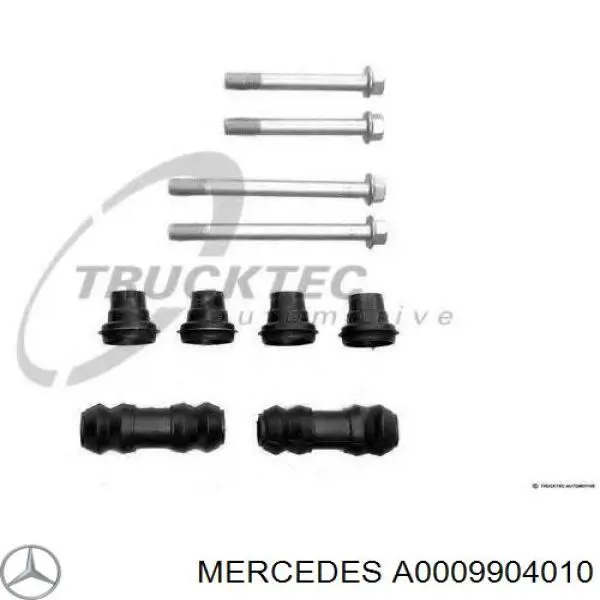 A0009904010 Mercedes juego de reparación, pinza de freno delantero