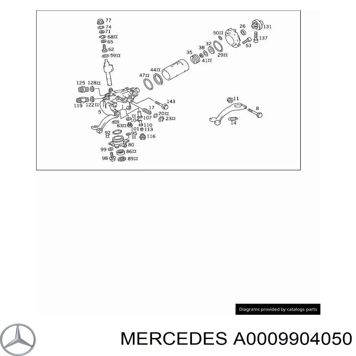  Mercedes A0009904050 precio, desde 2,93 EUR
