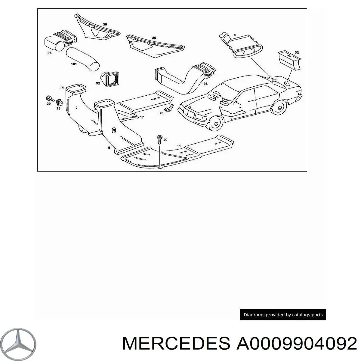 A0009904092 Mercedes