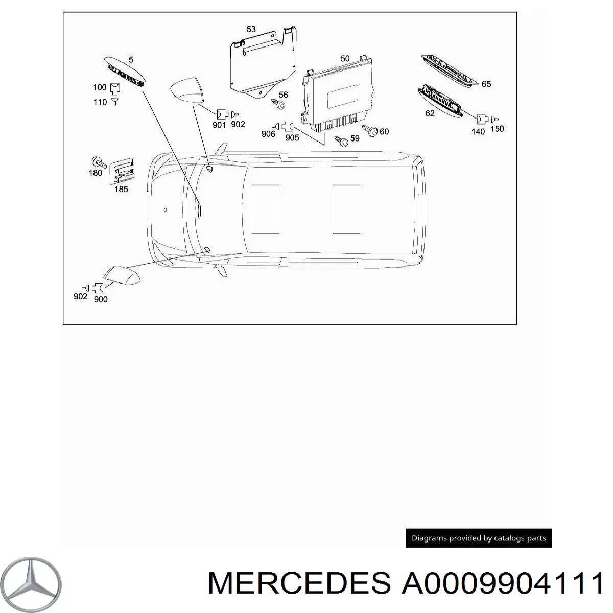  Mercedes A0009904111 precio, desde 1,39 EUR