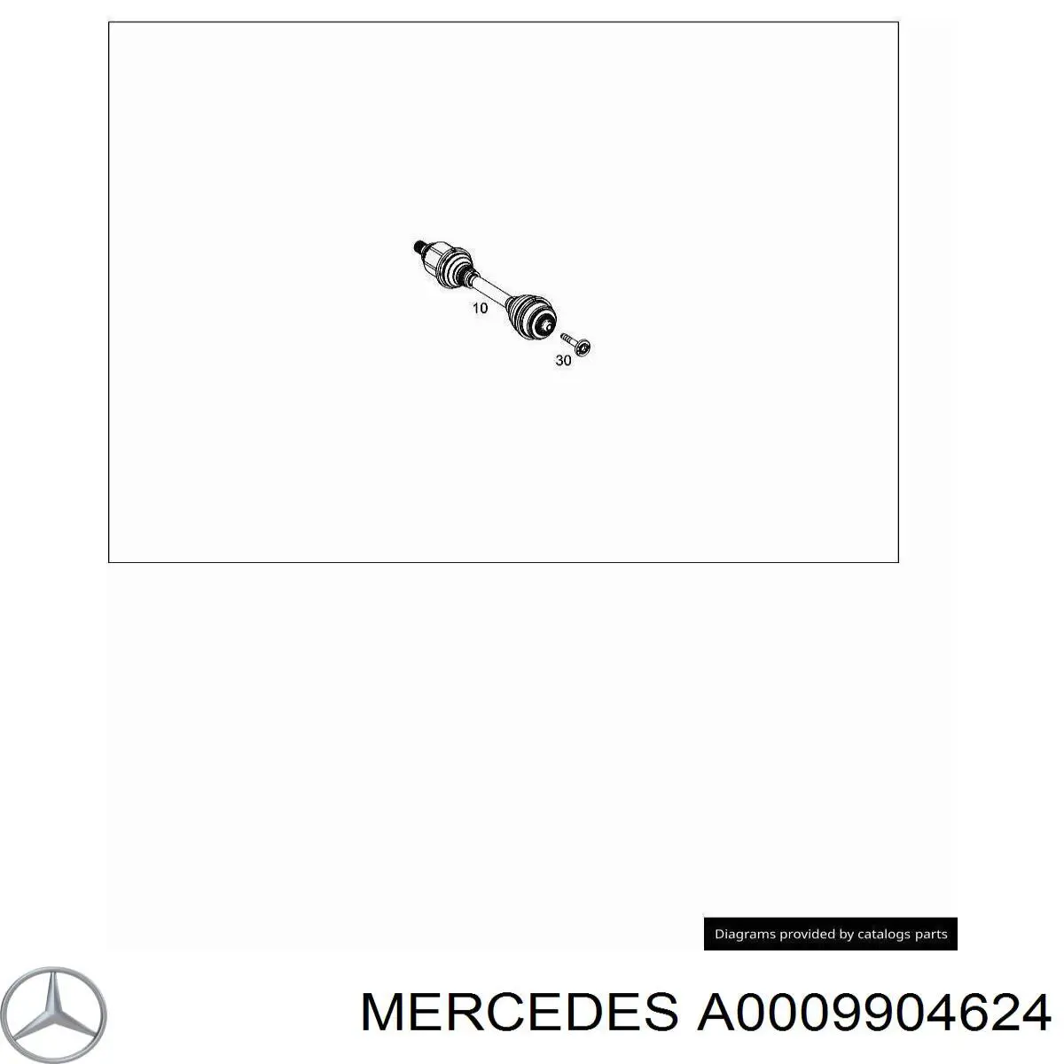 A0009904624 Mercedes 