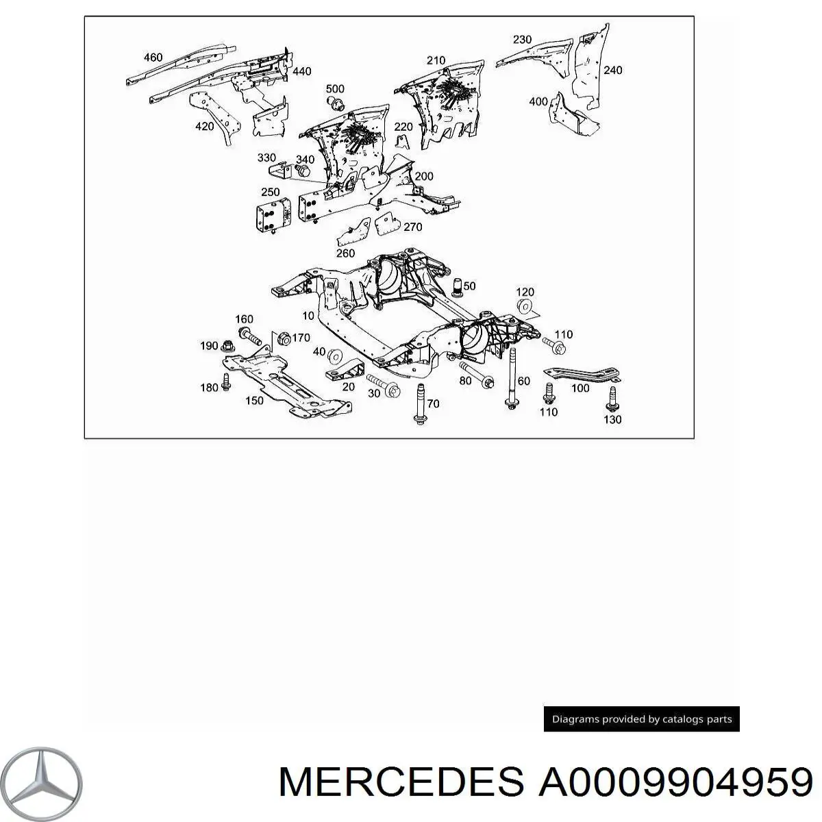  Mercedes A0009904959 precio, desde 6,41 EUR