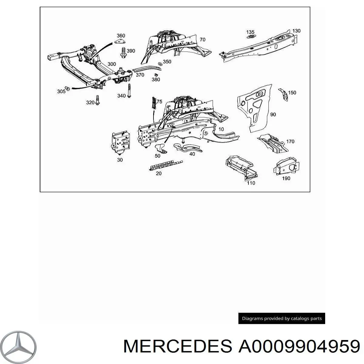 A0009904959 Mercedes 