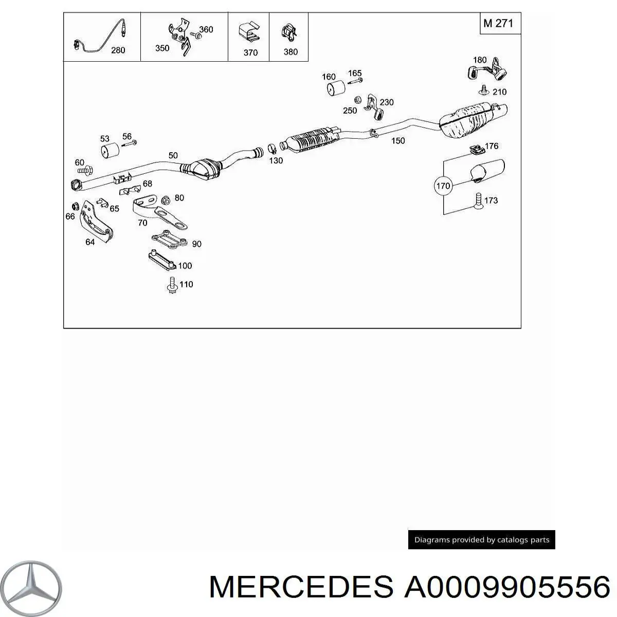  Mercedes A0009905556 precio, desde 4,48 EUR