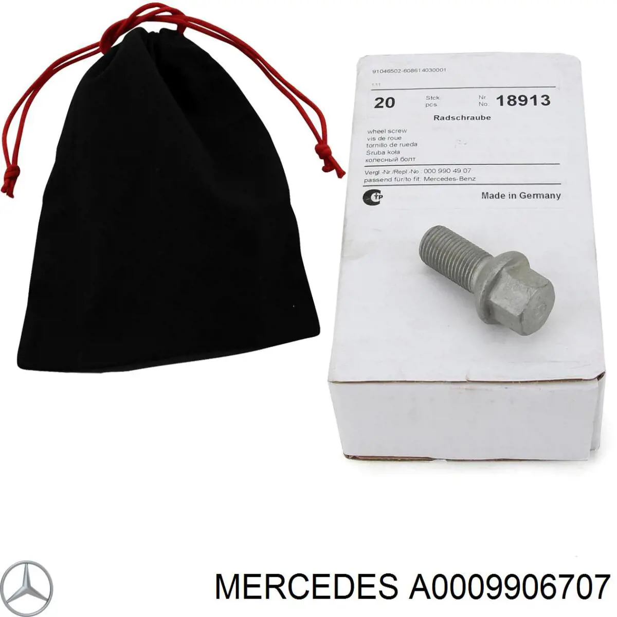 Comprar A0009906707 Mercedes Tornillos de rueda