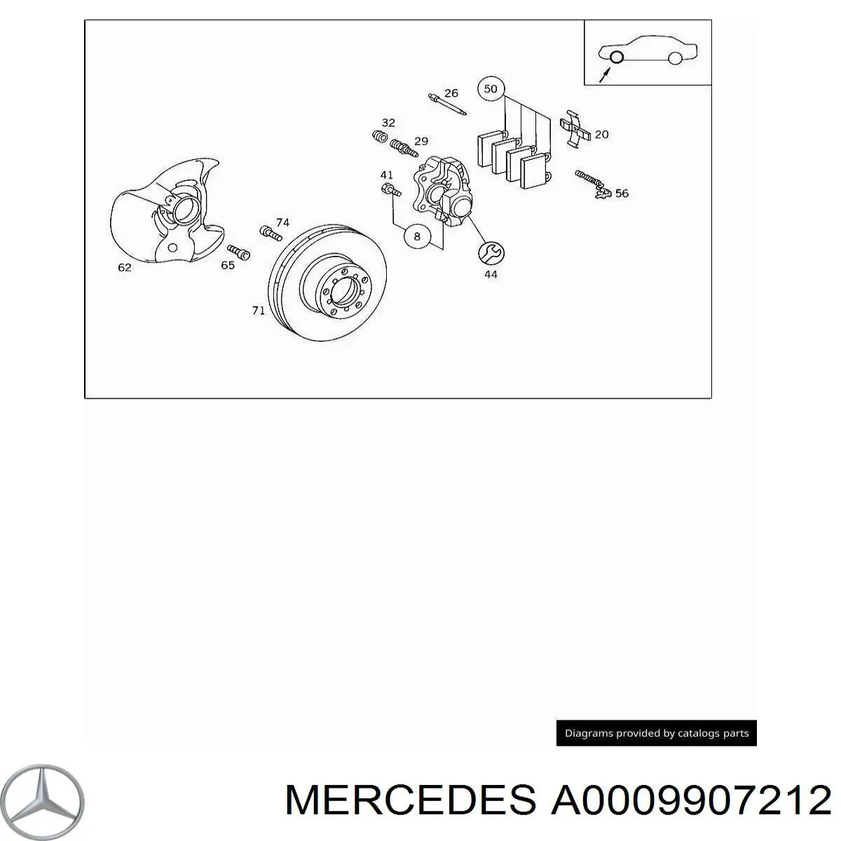 A0009907212 Mercedes