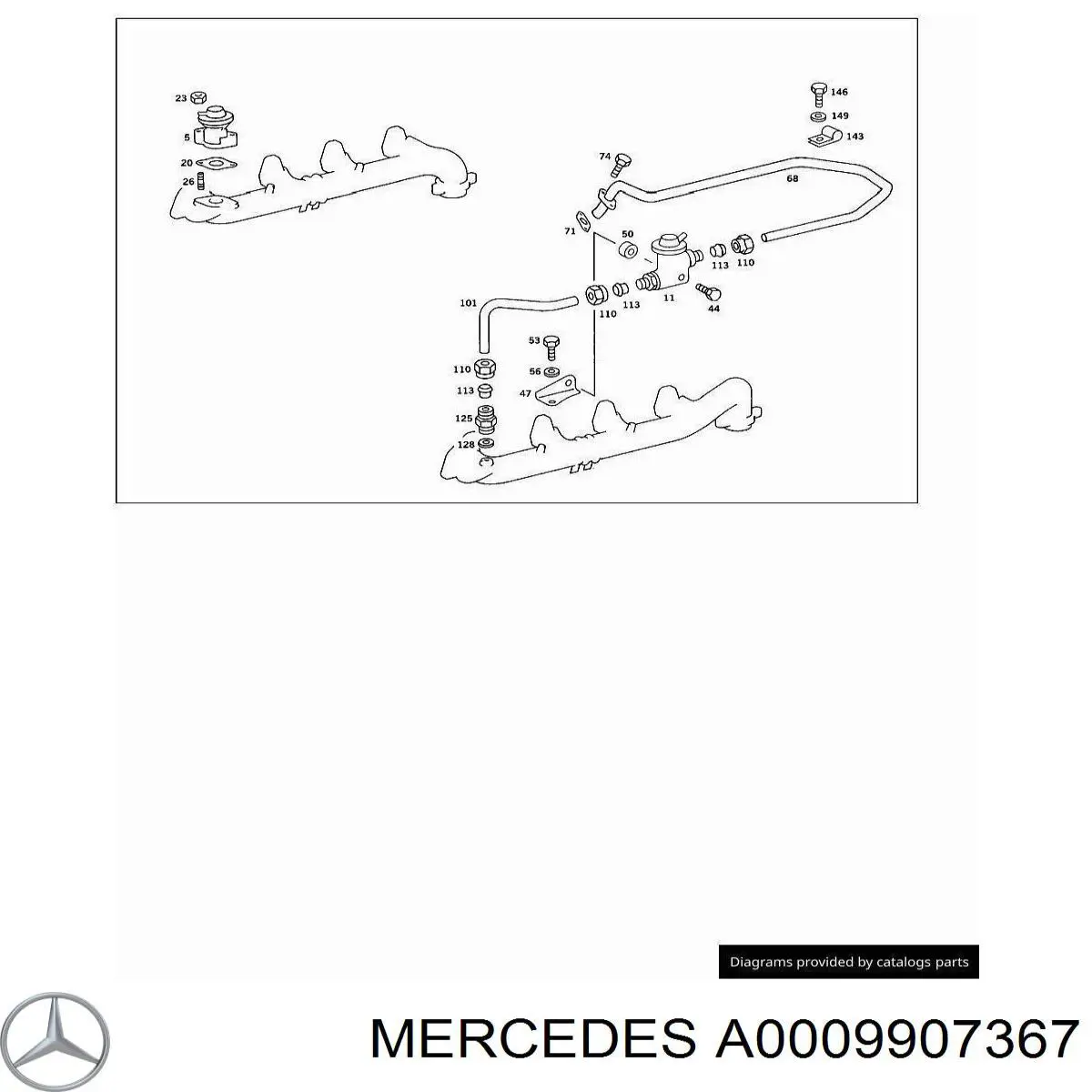  Mercedes A0009907367 precio, desde 9,95 EUR