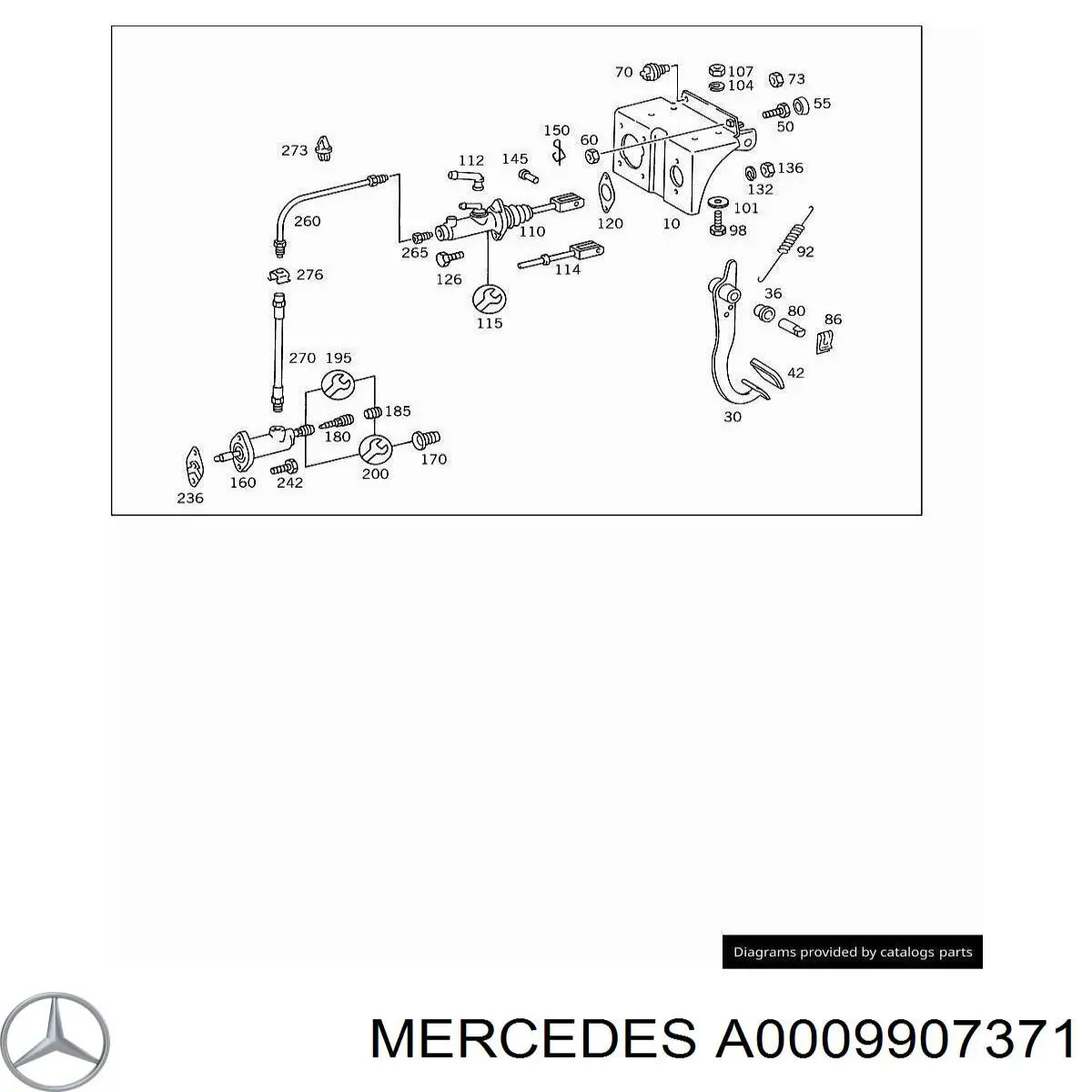 A0009907371 Mercedes 