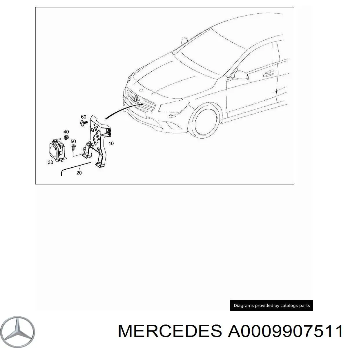  Mercedes A0009907511 precio, desde 3,18 EUR