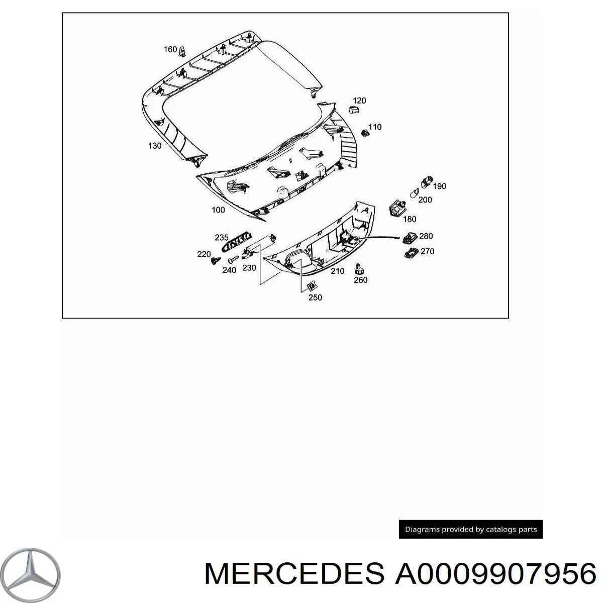  Mercedes A0009907956 precio, desde 1,54 EUR