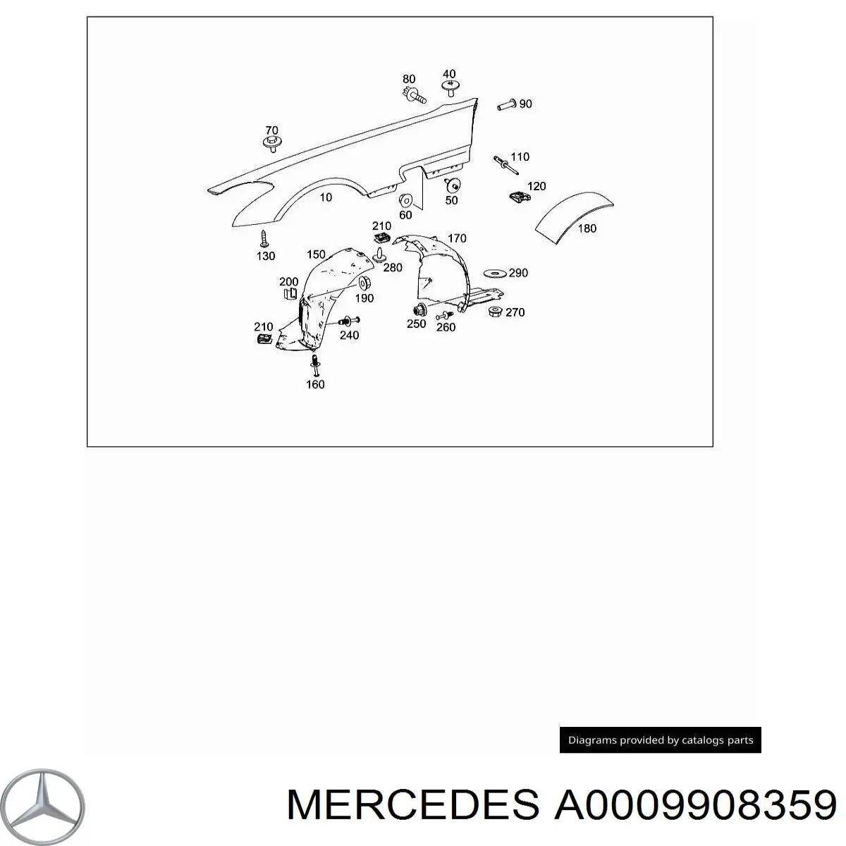 A0009908359 Mercedes 