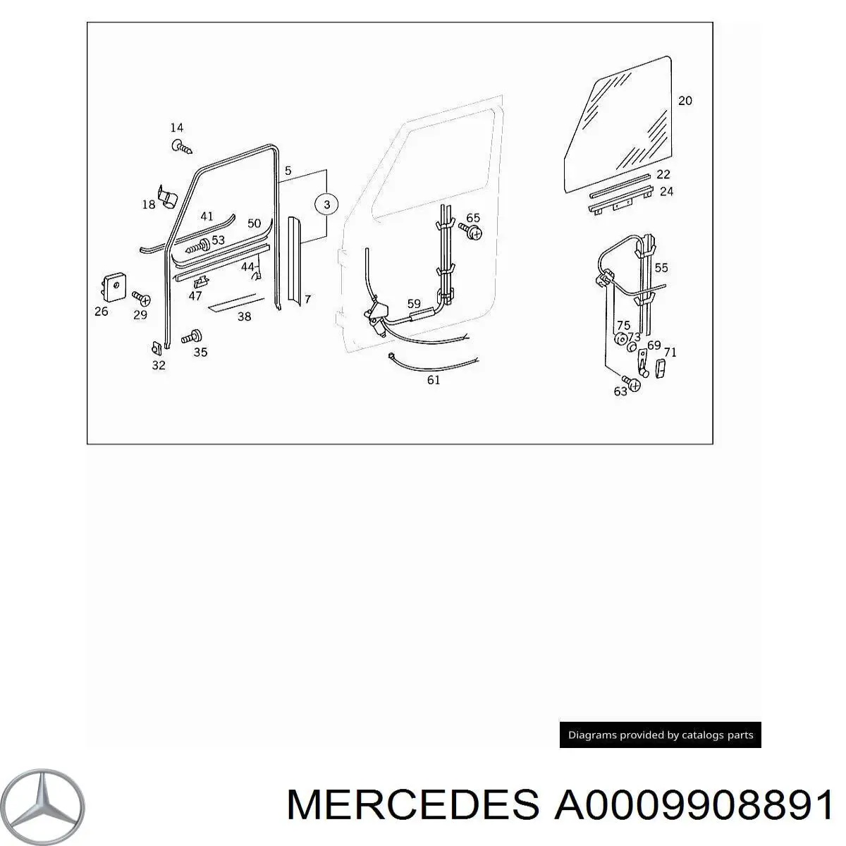 A0009908891 Mercedes 