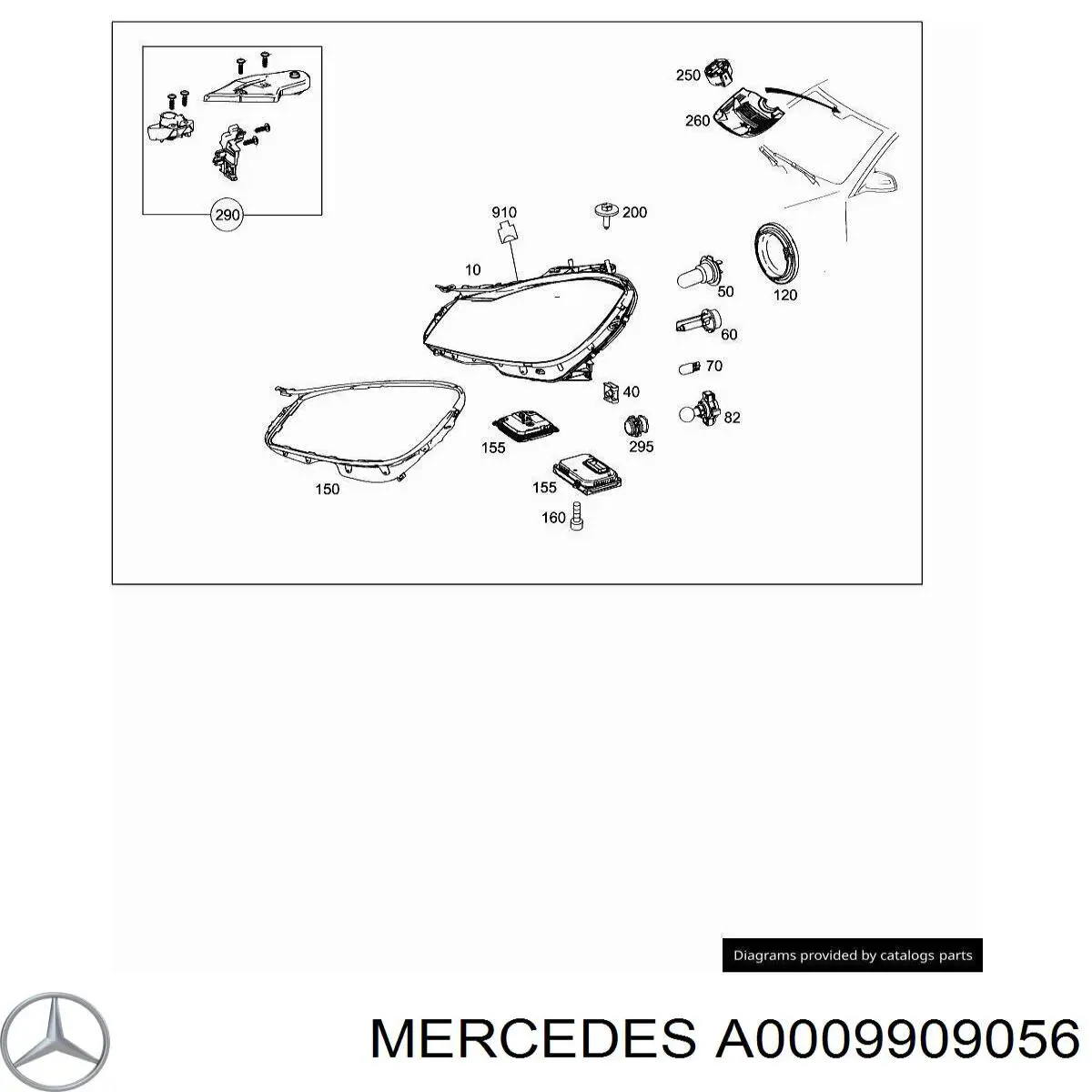 A0009909056 Mercedes 