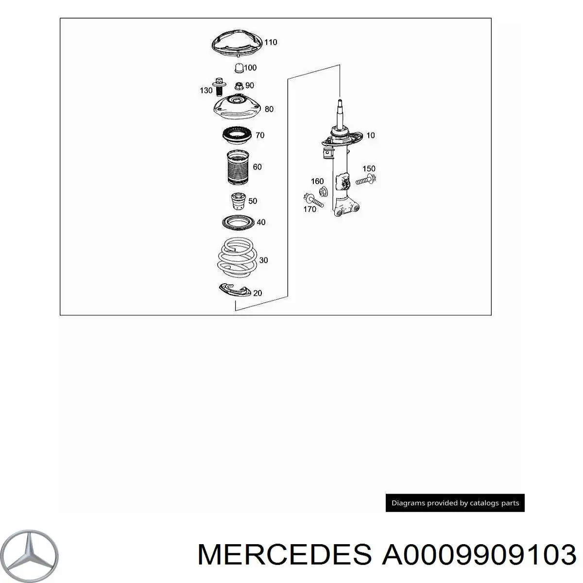  Mercedes A0009909103 precio, desde 10,04 EUR
