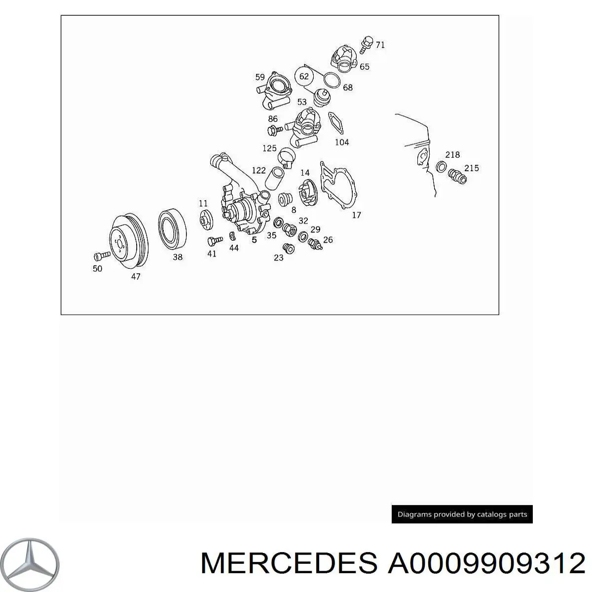 A0009909312 Mercedes