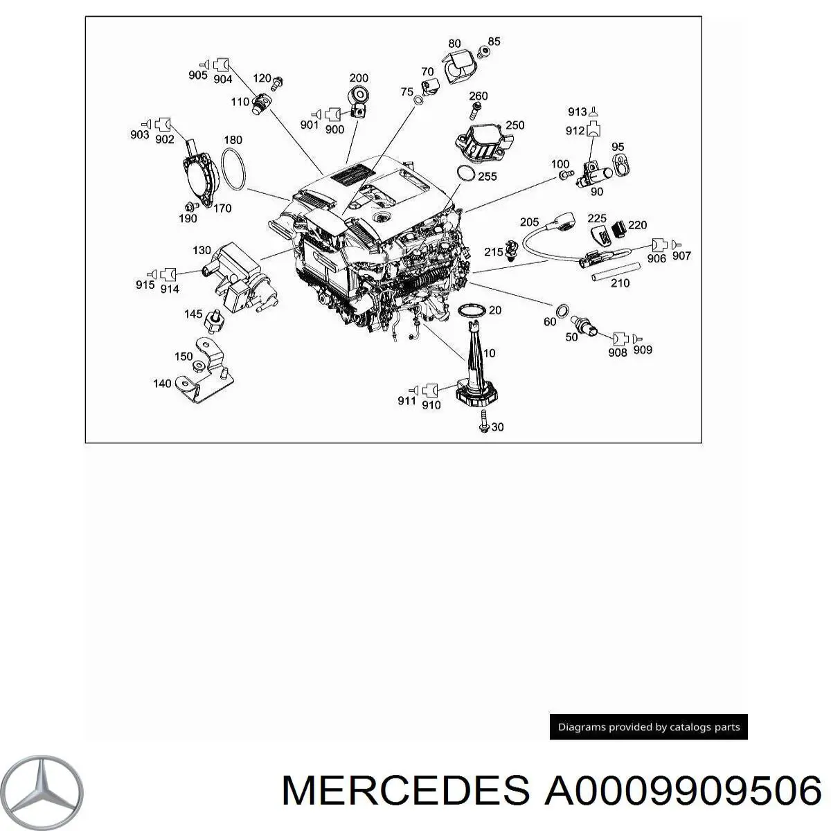  Mercedes A0009909506 precio, desde  